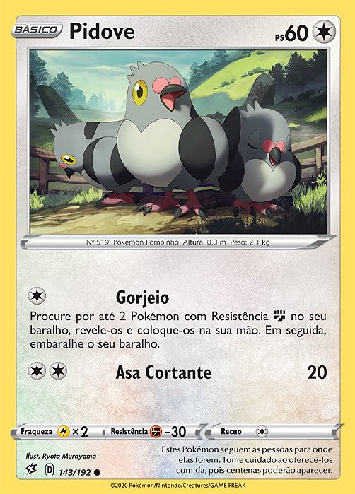 Pidove (143/192) REV FOIL - Carta Avulsa Pokemon