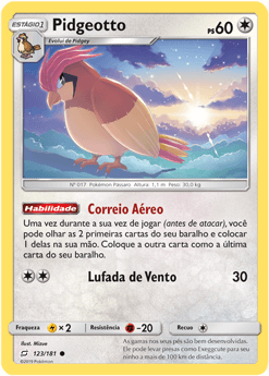 Pidgeotto (123/181) - Carta Avulsa Pokemon