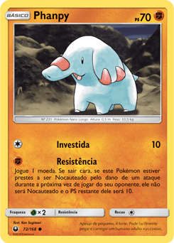 Phanpy (72/168) - Carta Avulsa Pokemon