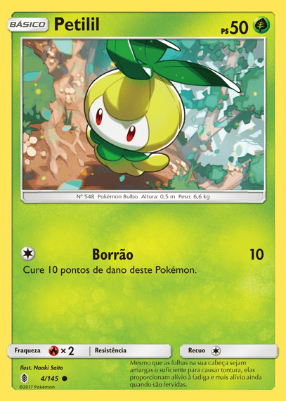 Petilil (4/145) - Carta Avulsa Pokemon