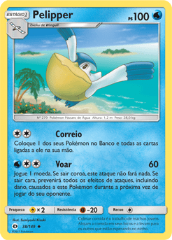 Pelipper (38/149) - Carta Avulsa Pokemon