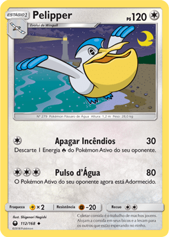 Pelipper (112/168) - Carta Avulsa Pokemon