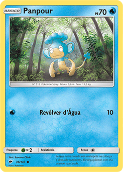 Panpour (36/147) - Carta Avulsa Pokemon