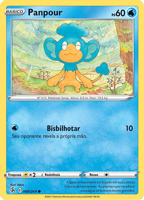 Panpour (68/264) - Carta Avulsa Pokemon