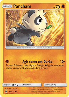Pancham (65/131) - Carta Avulsa Pokemon