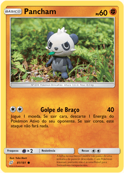 Pancham (81/181) - Carta Avulsa Pokemon