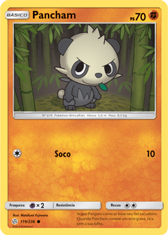 Pancham (119/236) - Carta Avulsa Pokemon