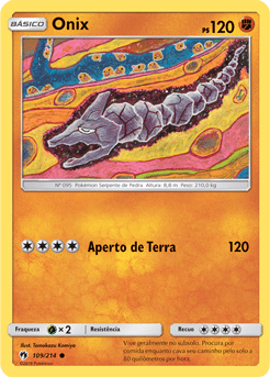 Onix (109/214) - Carta Avulsa Pokemon