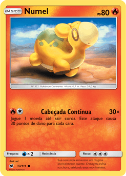 Numel (13/111) - Carta Avulsa Pokemon