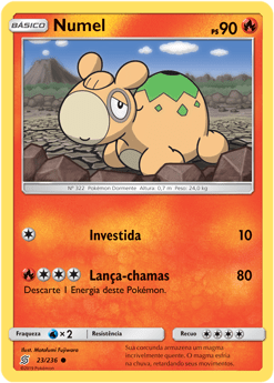 Numel (23/236) - Carta Avulsa Pokemon