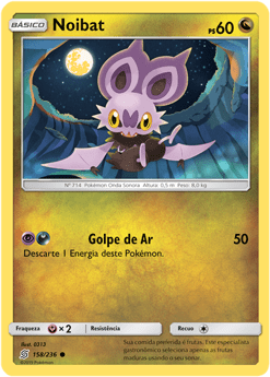 Noibat (158/236) - Carta Avulsa Pokemon