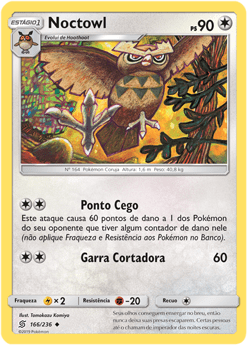 Noctowl (166/236) - Carta Avulsa Pokemon