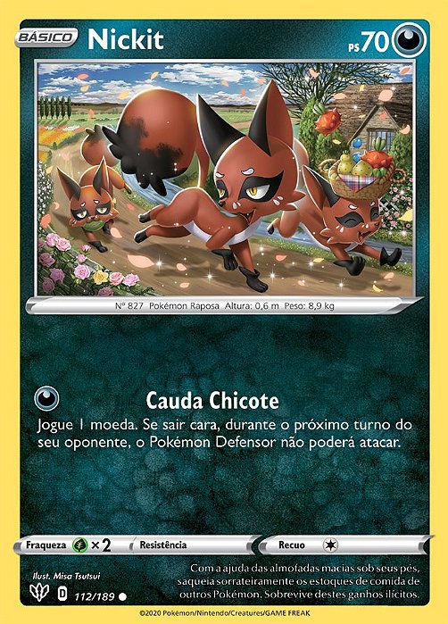 Nickit (112/189) - Carta Avulsa Pokemon