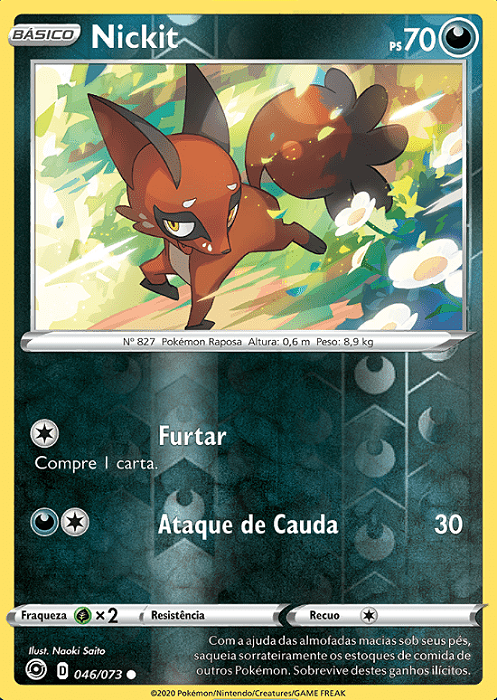 Nickit (046/073) REV FOIL - Carta Avulsa Pokemon