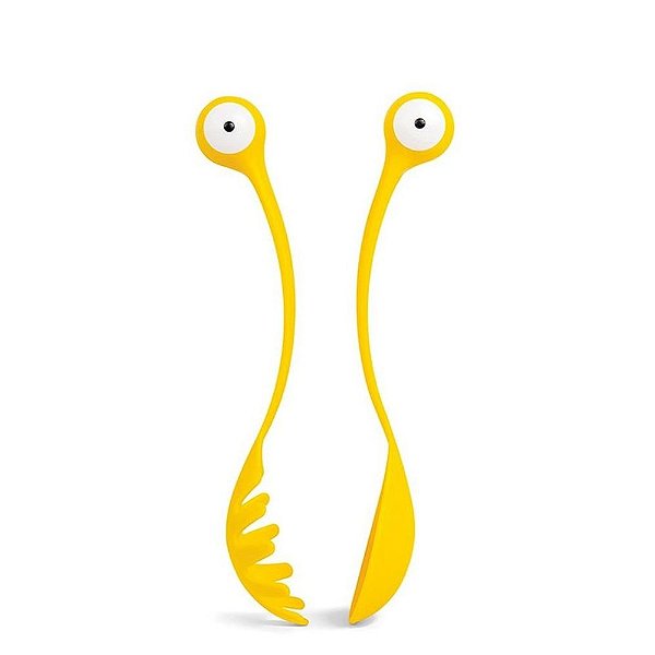 Conjunto de Colher de Cozinha e Pegador de Macarrão - Monstros