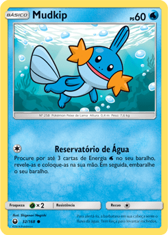 Mudkip (32/168) - Carta Avulsa Pokemon