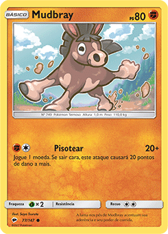Mudbray (77/147) - Carta Avulsa Pokemon