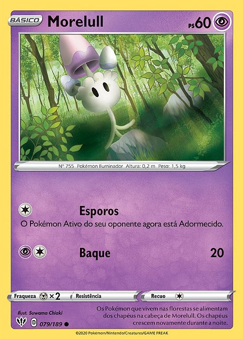 Morelull (79/189) REV FOIL - Carta Avulsa Pokemon