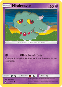 Misdreavus (77/214) - Carta Avulsa Pokemon