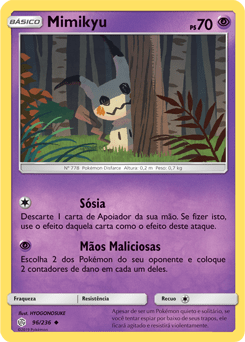 Mimikyu (96/236) - Carta Avulsa Pokemon