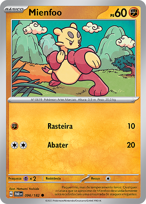 Mienfoo (096/182) - Carta Avulsa Pokemon