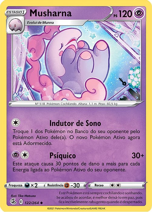 Musharna (122/264) - Carta Avulsa Pokemon