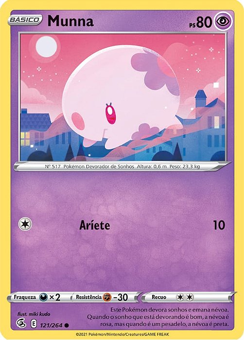 Munna (121/264) - Carta Avulsa Pokemon