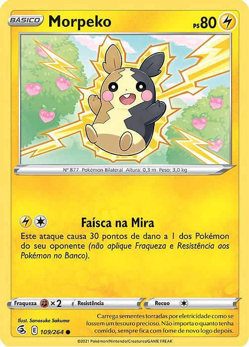 Morpeko (109/264) - Carta Avulsa Pokemon