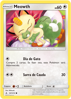 Meowth (147/214) - Carta Avulsa Pokemon