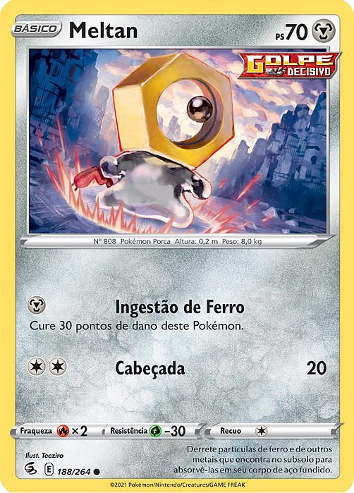 Meltan (188/264) - Carta Avulsa Pokemon
