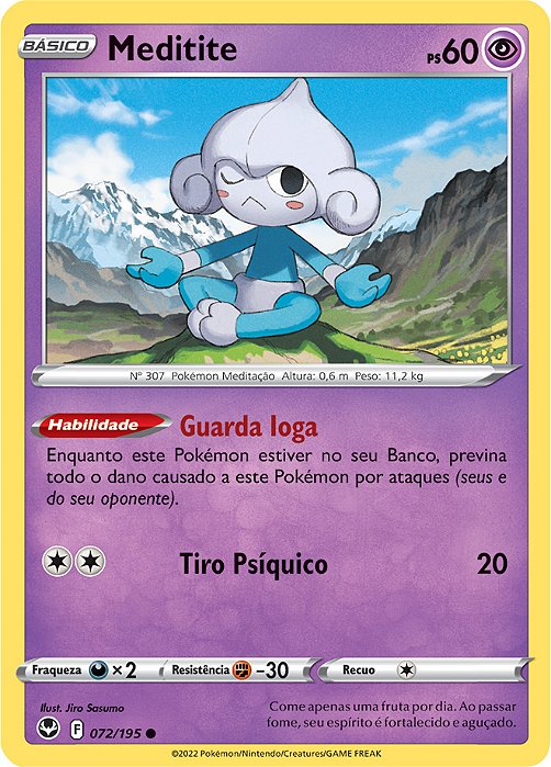 Meditite (072/195) - Carta Avulsa Pokemon