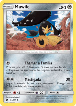 Mawile (64/111) REV FOIL - Carta Avulsa Pokemon