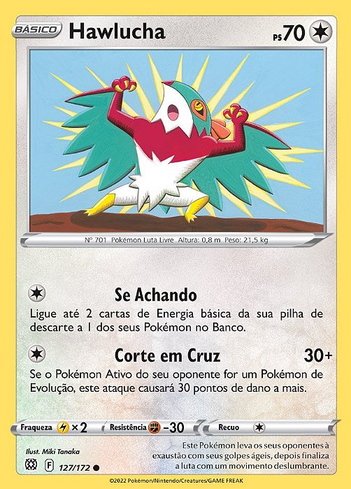 Hawlucha (127/172) - Carta Avulsa Pokemon