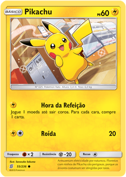 Pikachu (55/236) - Carta Avulsa Pokemon