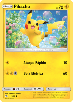 Pikachu (19/68) - Carta Avulsa Pokemon