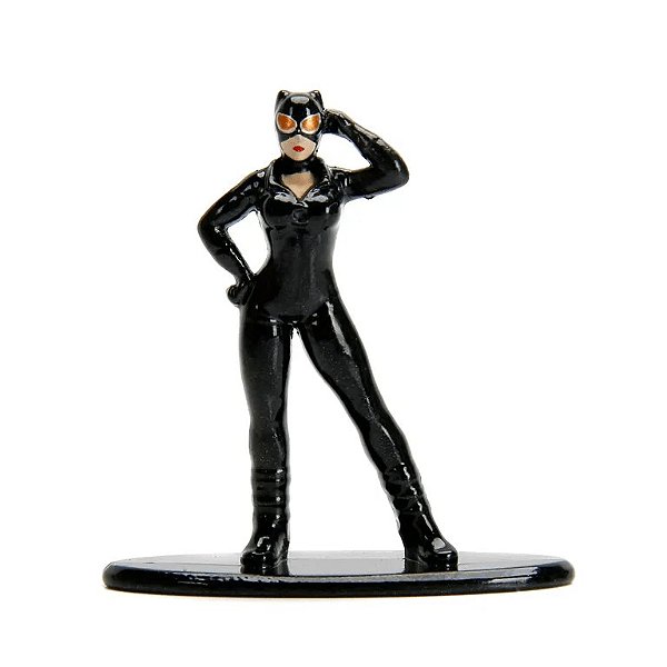 Catwoman / Mulher Gato (4 Cm) - Figura Colecionável - Nano Metals Figs - DC Comics