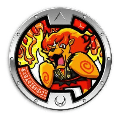 Fogoleo - Medalha Yokai Watch Série 2