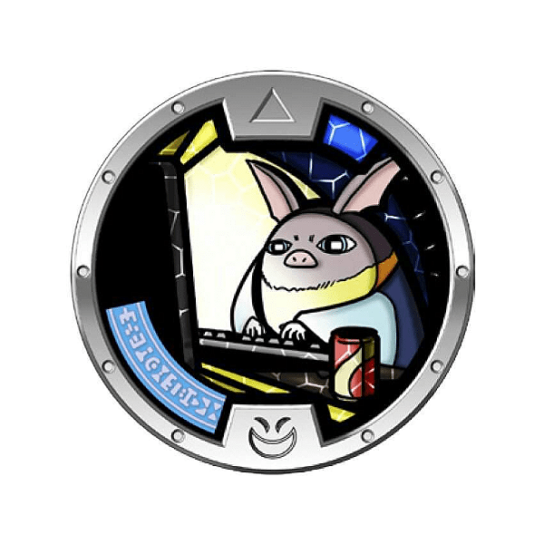 Agorafábio / Hidabat - Medalha Yokai Watch Série 2