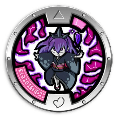 Damona / Tirânia - Medalha Yokai Watch