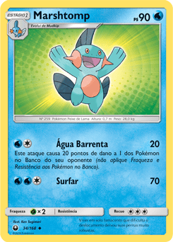 Marshtomp (34/168) - Carta Avulsa Pokemon