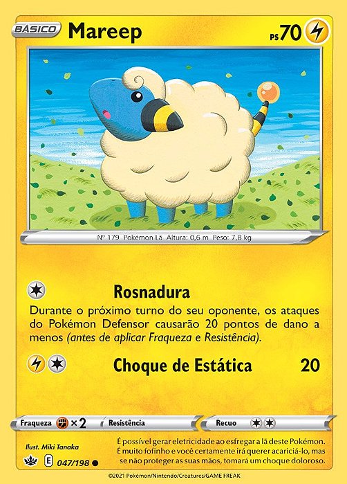 Mareep (47/198) - Carta Avulsa Pokemon