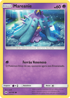 Mareanie (62/149) - Carta Avulsa Pokemon