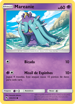 Mareanie (105/214) - Carta Avulsa Pokemon