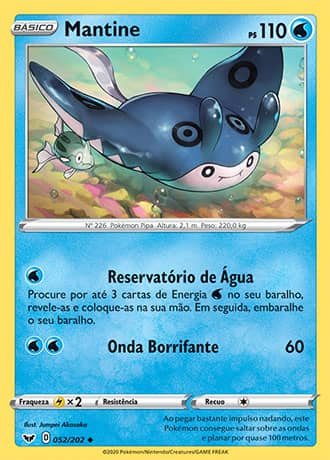 Mantine (52/202) - Carta Avulsa Pokemon