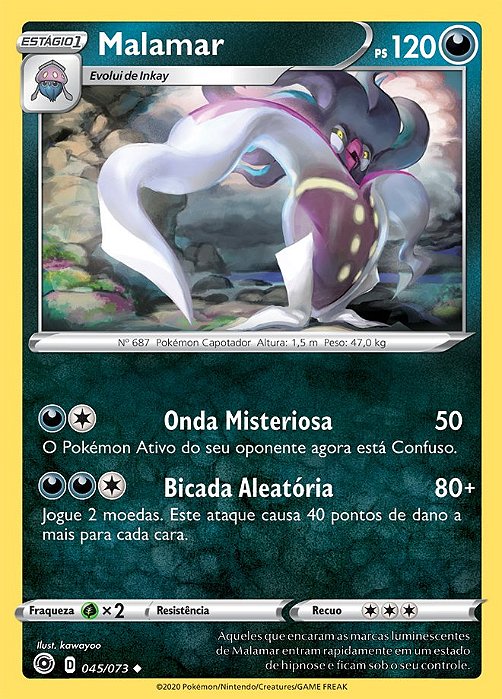Malamar (045/073) - Carta Avulsa Pokemon