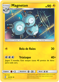 Magneton (59/236) - Carta Avulsa Pokemon