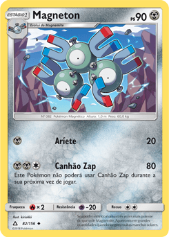 Magneton (82/156) - Carta Avulsa Pokemon