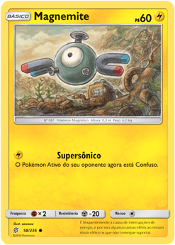 Magnemite (58/236) - Carta Avulsa Pokemon