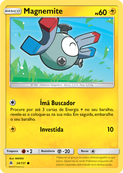 Magnemite (34/131) - Carta Avulsa Pokemon
