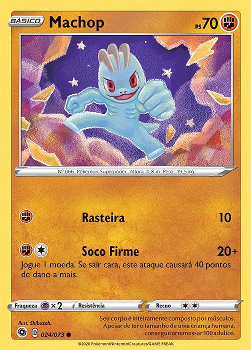 Machop (024/073) REV FOIL - Carta Avulsa Pokemon